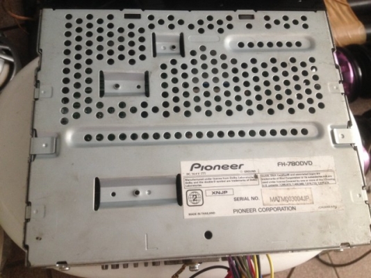 PIONEER FH 780 DVD MP3 USB ลายเอ้า3ชุดเก่าญี่ปุ่นเเท้สภาพสวยใช้งานปกติ