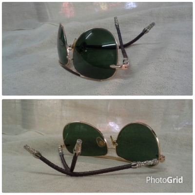 โคตรแว่นตาแฮนด์เมดโกลด์ฟิลด์แห่งสหัสวรรษใหม่  Original CHROME HEARTS handmade in Japan  22K