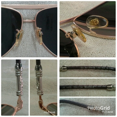 โคตรแว่นตาแฮนด์เมดโกลด์ฟิลด์แห่งสหัสวรรษใหม่  Original CHROME HEARTS handmade in Japan  22K