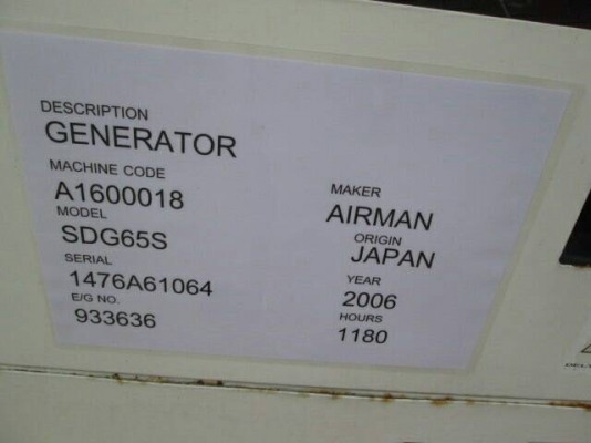 ขายเครื่องปั่นไฟมือสองจากญี่ปุ่น สภาพสวยพร้อมใช้งาน