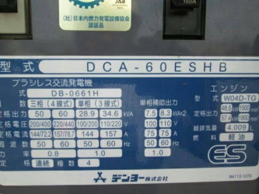 ขายเครื่องปั่นไฟมือสองนำเข้าจากญี่ปุ่นสภาพสวยพร้อมใช้งาน