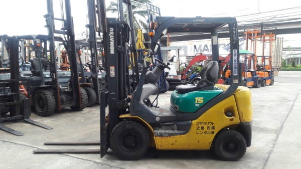 ขายรถยก KOMATSU FG15-18 เสาสูง 3 เมตร ขายรถยก KOMATSU FG15-18 เสาสูง 3 เมตร