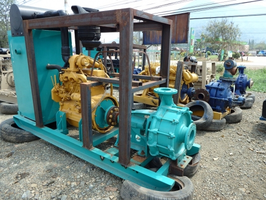 ยังประกอบเครื่องยนต์ชนปั๊มน้ำกันทุกวันเหมือนเดิม ปั๊มน้ำแรงดันสูงชนเครื่องยนต์ดีเซล คัดเครื่องดีชนปั๊มขยายช่องน้ำใหญ่ ทำให้ได้น้ำที่มากกว่าปั๊มทั่วไปเป็นเท่าตัว