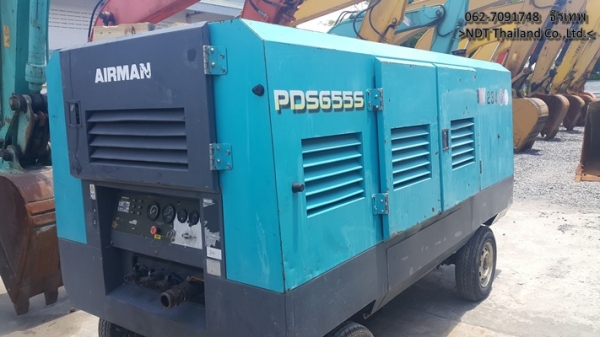 ปั้มลม Airman PDSุ655s นำเข้าญี่ปุ่น สภาพสวยมาก โทร.062-709-1748 แบงค์