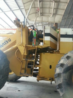 ขายตักล้อยาง KOMUTSU 510 สภาพพร้อมใช้งาน ต่อแขน ขยายบุ๊กกี่แล้ว