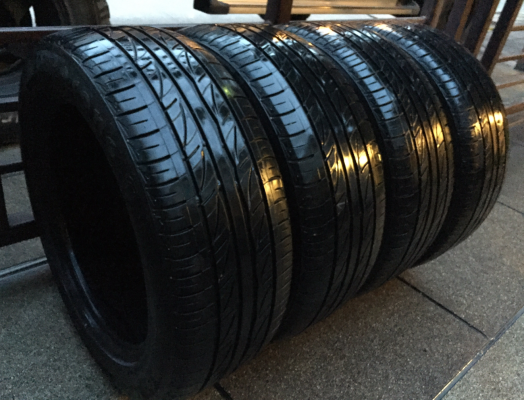 ยาง Firestone 205 55 16 ปี15 ดอกเต็ม ไม่มีปะ ราคาไม่แพง