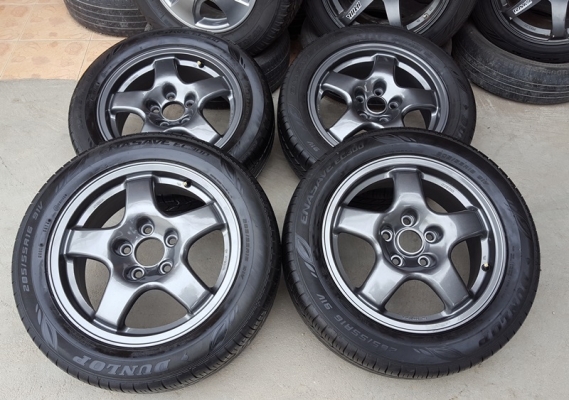 ขายล้อGTS R32 กว้าง6.5 ET40 ยางปี14  4 ล้อ