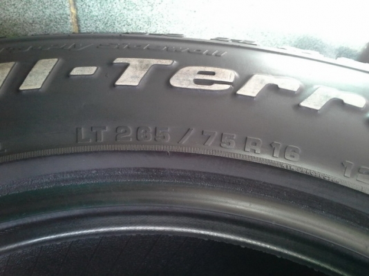 BF All USA. 265/75/16 ปลายปี11 สวยๆ1ชุด