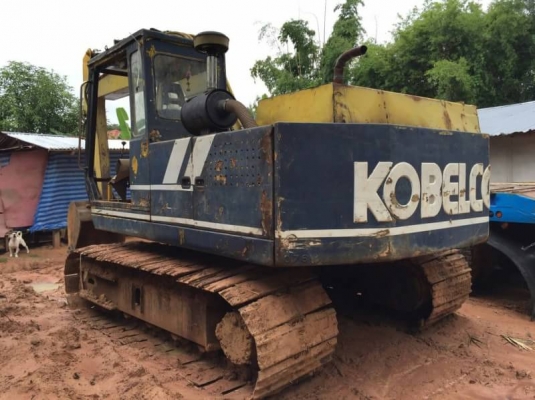 ขาย 235,000 KOBELCO sk 120 Mark 1เครื่อง ISUZU-6BB1-145 แรง  โช่หนา เอวแน่น  เอกสารชื้อขาย รถอยู่ จ.มหาสารคาม  090-772-3710 090-772-3708