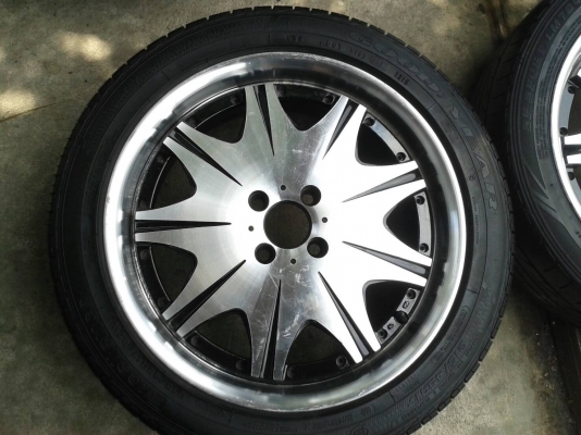 ขอบ17นิ้ว4รู100 พร้อมยาง ชุดนี้ ราคา 6500 บาท