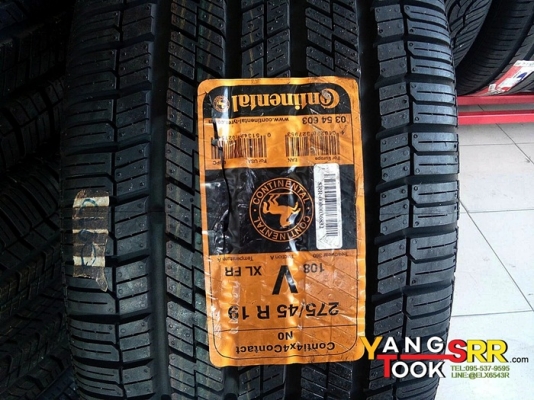 Continental Conti4X4Contact 275/45R19 เส้นละ 4,500 Continental Conti4X4Contact 275/45R19 เส้นละ 4,500