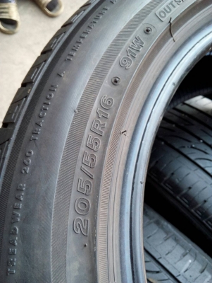 205/55R16  BRIDGESTONE TURANZA GR-90  ชุด 4 เส้น.  tel.081-427-3941
