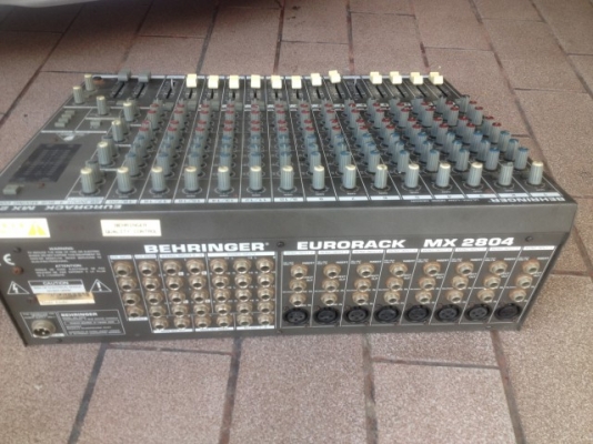 Behringer MX2804 Mixer เก่าญี่ปุ่นเเท้ภาพดีใช้ไฟ 19V ไม่มีหม้อเเปลงมานะครับ