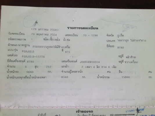 ขายรถหกล้อดั้ม 212 ปี 54 ไมล์วิ่ง 60,000 ยาง 10.00 จัดไฟแนนซ์ ได้ 1.1 ล้านคับ ใช้เงินดาวน์เพียง 1.5 
