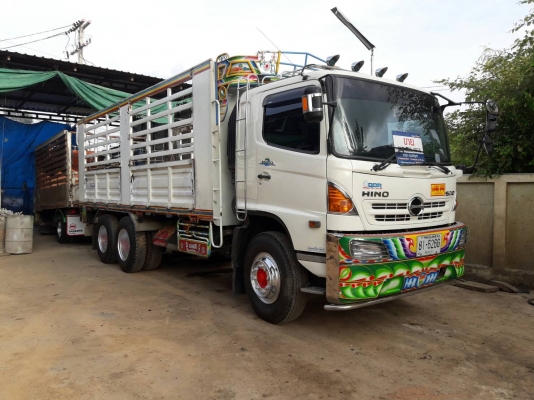 ขายรถบรรทุกสิบล้อ HINO เครื่อง 260 แรง 2 เพลา ปี 47 กระบะเหล็กไม่ดัมพ์อู่เอสที มีระบบลากพ่วง ทะเบียนพร้อม
