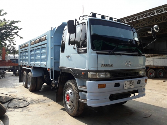 ขายรถบรรทุกสิบล้อดัมพ์ HINO 2K เครื่อง 240 แรง ปี 43 กระบะดัมพ์เหล็ก ยางดี แชสซีสวย ทะเบียนพร้อม