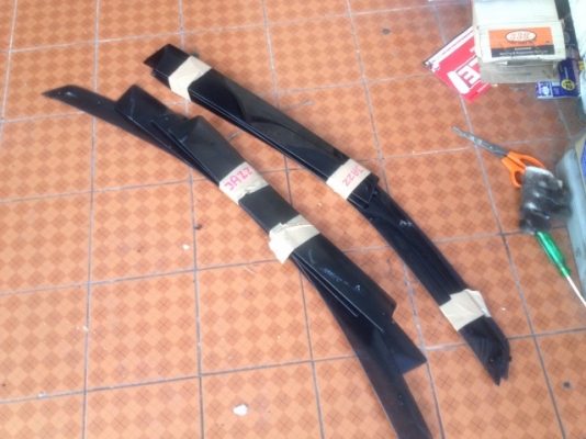 กันสาด JAZZ GD เก่าญี่ปุ่นเเท้สภาพดีกริปครบชุดละ