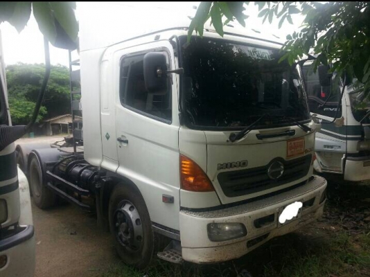 ขายรถบรรทุก 10 ล้อหัวลากติดก๊าซโรงงาน HINO MEGA 260 แรงม้าปี 2553 ราคา 780000