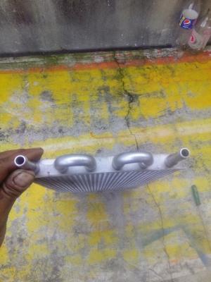 แผง Oil Gear cooler อลูมีเนียม มือ 2 สภาพดี แผง Oil Gear cooler อลูมีเนียม มือ 2 สภาพดี