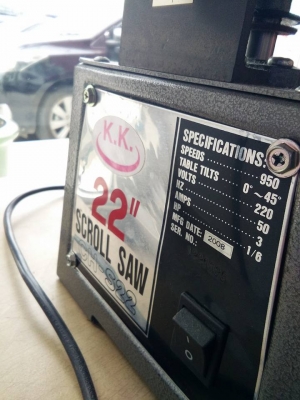 เลื่อยฉลุสภาพดี ขาย6,500บาท 0835662999