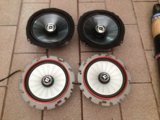 ลำโพง6นิ้ว2ทาง ALPINE กับ SONY เก่าญี่ปุ่นสภาพสวย คู่ละ