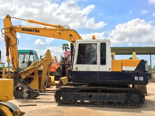 ให้เช่า!! รถแบคโฮติดหัวสกัด(รถแย๊ก)PC120