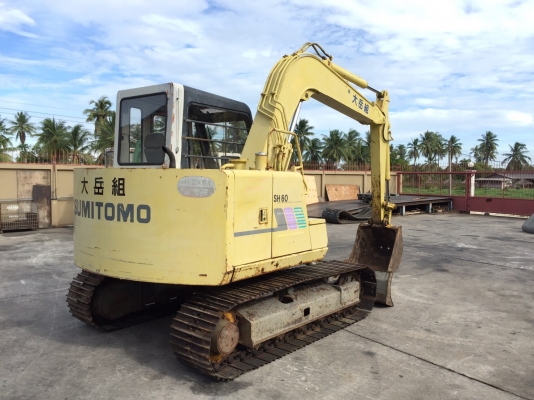 รถขุด Sumitomo SH60 มือสองนำเข้าจากญี่ปุ่น สภาพพร้อมใช้งาน
