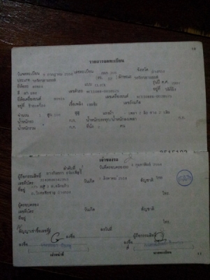 ขาย Honda คลิกตัวแรก (ล้อแม็กสวย)