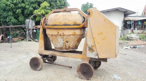 ** SOLD ** โม่ปูนผสมก่อสร้าง BARTON ไม่มีมอเตอร์สภาพสวยลื่นๆไม่มีปะผุพร้อมใช้งาน!!