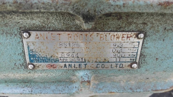 ** SOLD ** รูทโบวเวอร์อัดอากาศ ANLET Made in JAPAN ใช้กับมอเตอร์ 15 HP งานญี่ปุ่นสวยสดแน่น!!