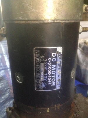 มอเตอร์ 1.2kw 12v , 2.7kw 24v