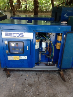 ปั๋มลมแบบสกรูAIRMAN SMS11 เก่าญี่ปุ่น พร้อมใช้งาน