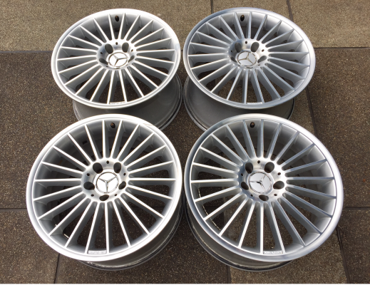 ล้อแท้ AMG Stlye 5 ขอบ18 สภาพสวย สีเดิม ไม่เคยซ่อม ราคาไม่แพง