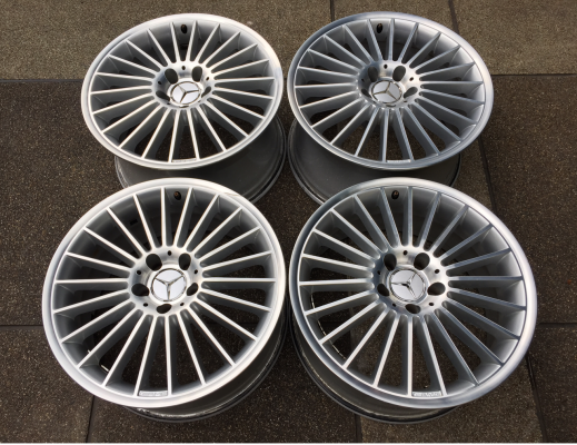 ล้อแท้ AMG Stlye 5 ขอบ18 สภาพสวย สีเดิม ไม่เคยซ่อม ราคาไม่แพง