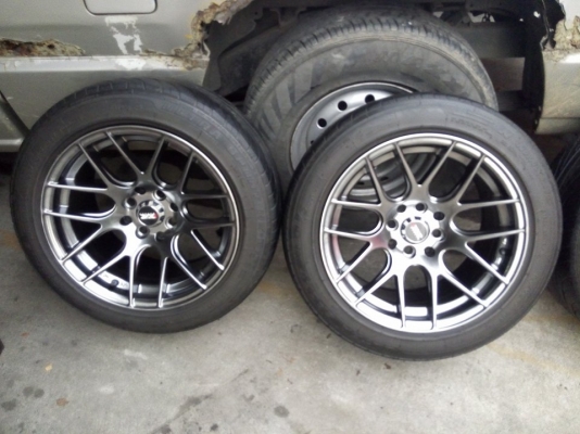 แม็กใหม่ XXR ขอบ 15 กว้าง 8 ออฟ 20 พร้อมยางปี 15