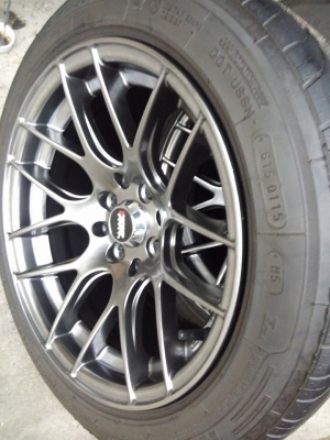 แม็กใหม่ XXR ขอบ 15 กว้าง 8 ออฟ 20 พร้อมยางปี 15