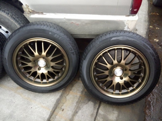 แม็กใหม่ ก้านวายแนว BBS ขอบ 15 พร้อมยางดันลอป