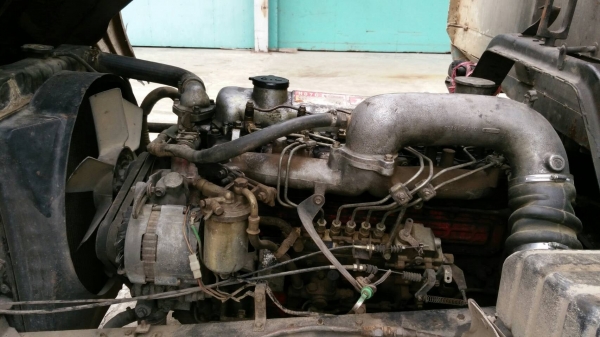 ขาย HINO F18 สองเพลาดั๊ม กระบะเหล็กคอกเกษตร