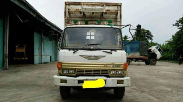 ขาย HINO F18 สองเพลาดั๊ม กระบะเหล็กคอกเกษตร