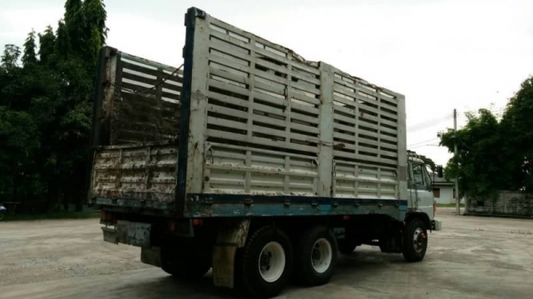 ขาย HINO F18 สองเพลาดั๊ม กระบะเหล็กคอกเกษตร