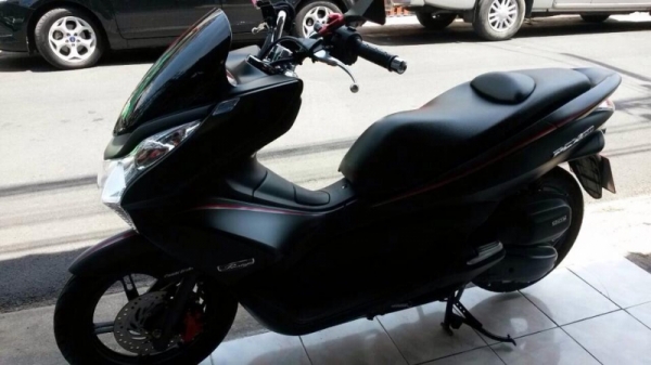 ขาย รถมอเตอไซน์ ยี่ห้อ Honda PCX150 สีดำ ปี 2013