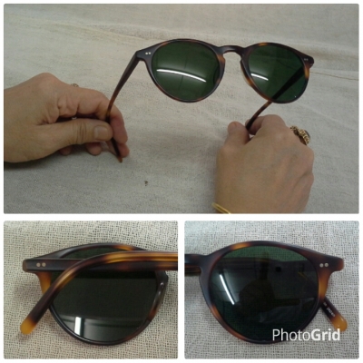 แว่นตา &#039;คลาสสิค หยดน้ำ เวย์ฟาเรอร์&#039; ที่สมบูรณ์แบบที่สุด  OLIVER PEOPLES handmade in Japan