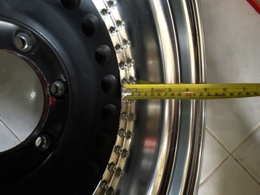 ขายล้อหยดน้ำ RAGUNA 2 ชิ้นแท้ ขอบ 16x9 ลบ38 6รูกระบะ ออฟลึก ประมูลญี่ปุ่น