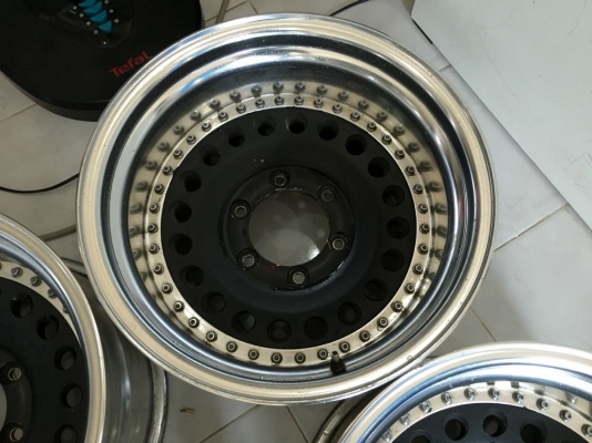ขายล้อหยดน้ำ RAGUNA 2 ชิ้นแท้ ขอบ 16x9 ลบ38 6รูกระบะ ออฟลึก ประมูลญี่ปุ่น