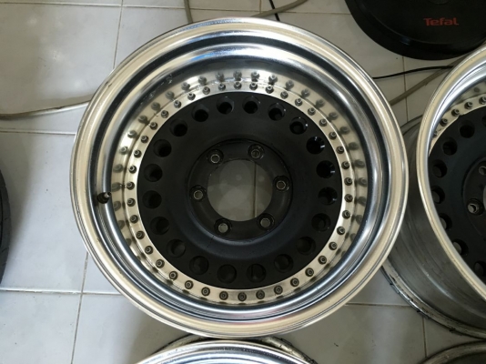 ขายล้อหยดน้ำ RAGUNA 2 ชิ้นแท้ ขอบ 16x9 ลบ38 6รูกระบะ ออฟลึก ประมูลญี่ปุ่น