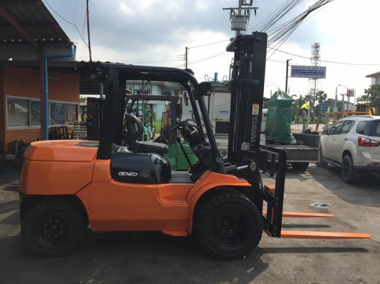 TOYOTA 7FD40  รถ 4 ตัน  ดีเซล 13Z  เสา 4 เมตร