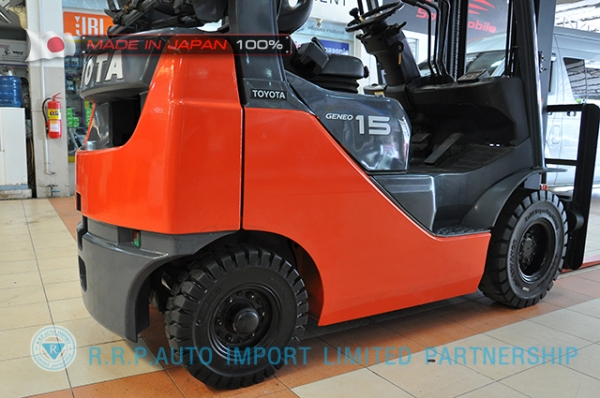 รถโฟล์คลิฟท์พร้อมขาย TOYOTA รุ่น  8FGL15-32568