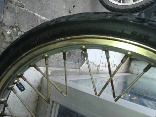 ล้อทอง 2 ล้อ มือสอง