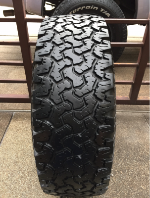 ยาง All BF Goodrich 31 10.5 R15 ปลายปี13 ดอกเต็มติดหนวด ใช้ยาว ราคาไม่แพง