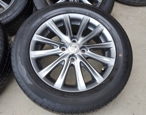 ขายล้อ TOYOTA VIOS12ก้าน(สีกัล) ยางปี 14  4 ล้อ